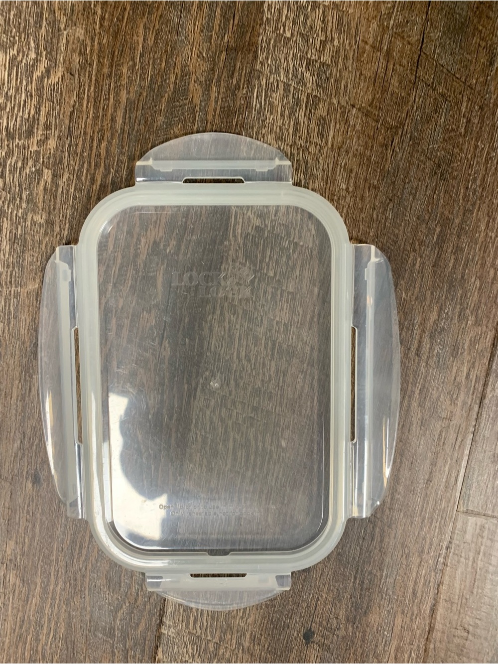 Lock N Lock Clear Rectangular Replacement Lid 5x8 inch